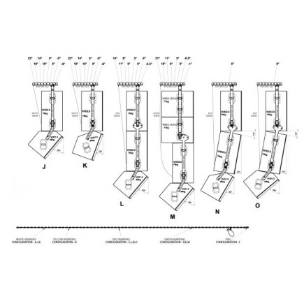 KV2 Audio VHD Flybar 0003 Rama do podwieszania systemu VHD